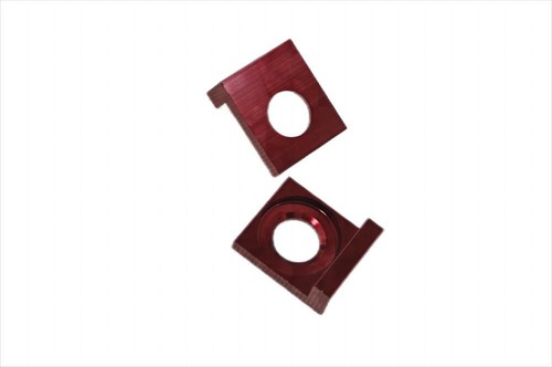 12mm red alloy block pit - alloy,