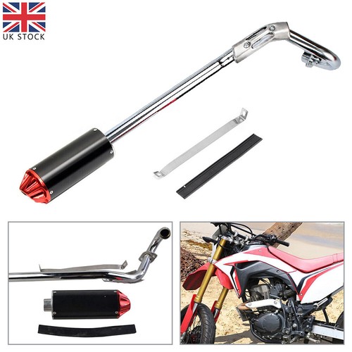 Red stainless pit dirt bike - red,