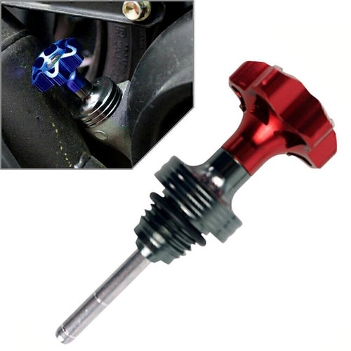 Motorcycle aluminum dipstick - aluminum,