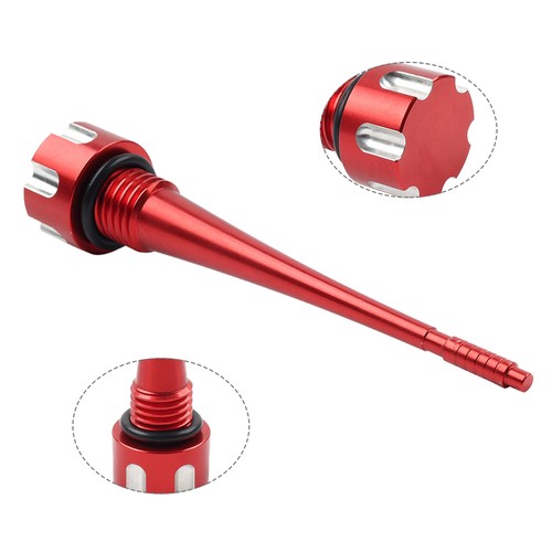 Red cnc oil dipstick - cnc, for