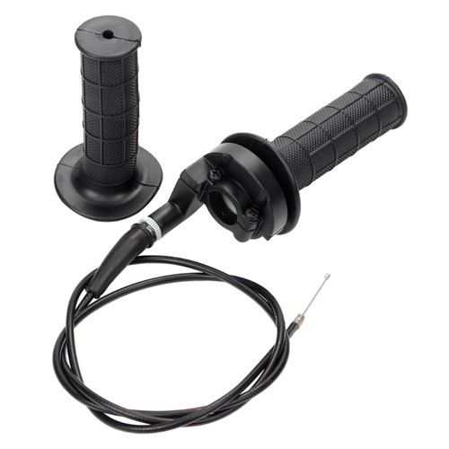 Throttle cable and grip - and, for