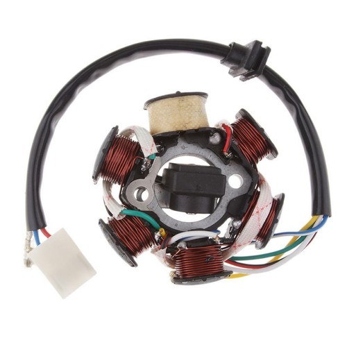Coil pole magneto - pole, flywheel