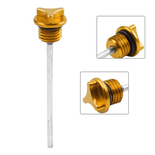 Gold cnc engine oil dipstick - cnc,