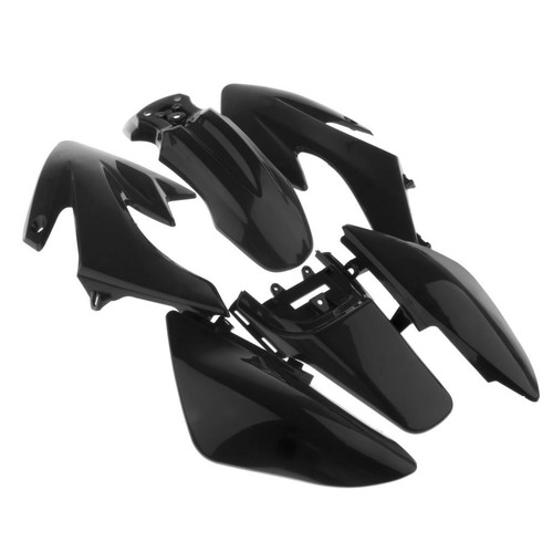 Black plastics guard - black,